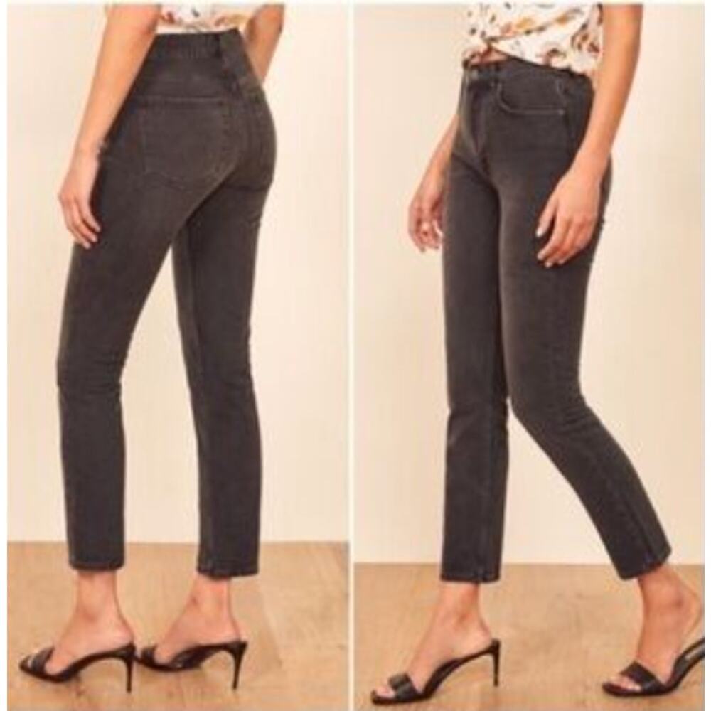 Reformation Jeans Women's High Waist Straight Leg Monterey Wash sz 24